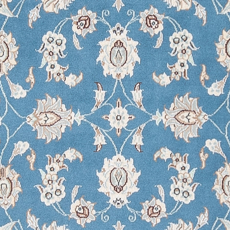 Biegacz Dywan perski - Nain - Premium - 307 x 80 cm - niebieski