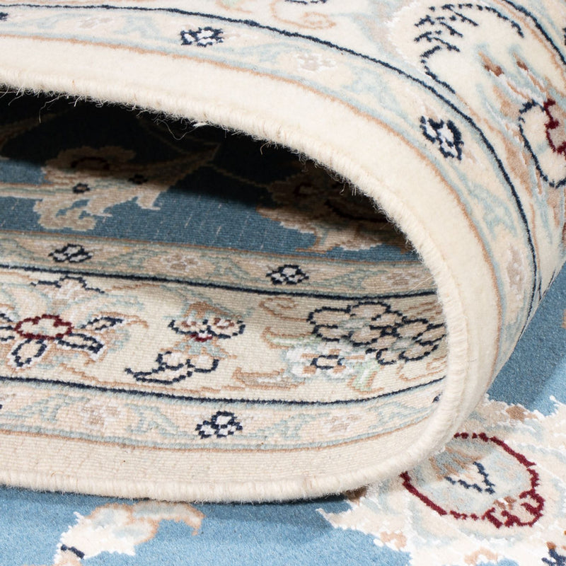 Biegacz Dywan perski - Nain - Premium - 307 x 80 cm - niebieski