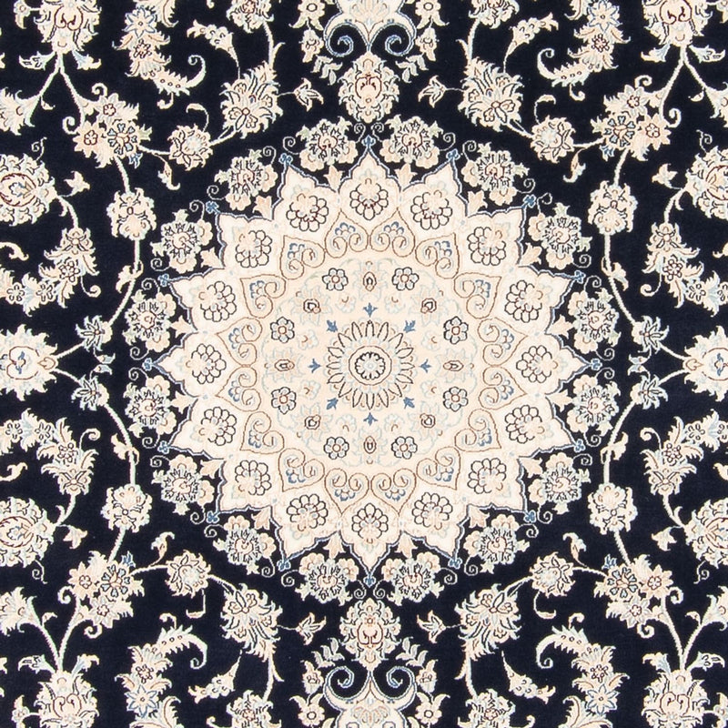 Dywan perski - Nain - 263 x 225 cm - ciemnoniebieski