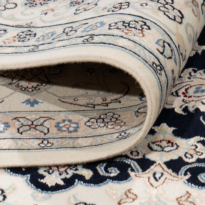 Dywan perski - Nain - 263 x 225 cm - ciemnoniebieski