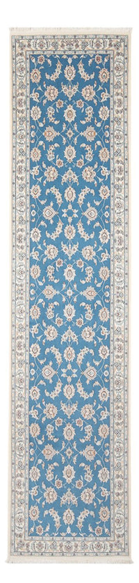 Biegacz Dywan perski - Nain - Premium - 312 x 80 cm - niebieski
