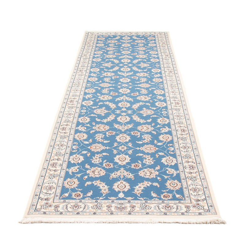 Biegacz Dywan perski - Nain - Premium - 312 x 80 cm - niebieski