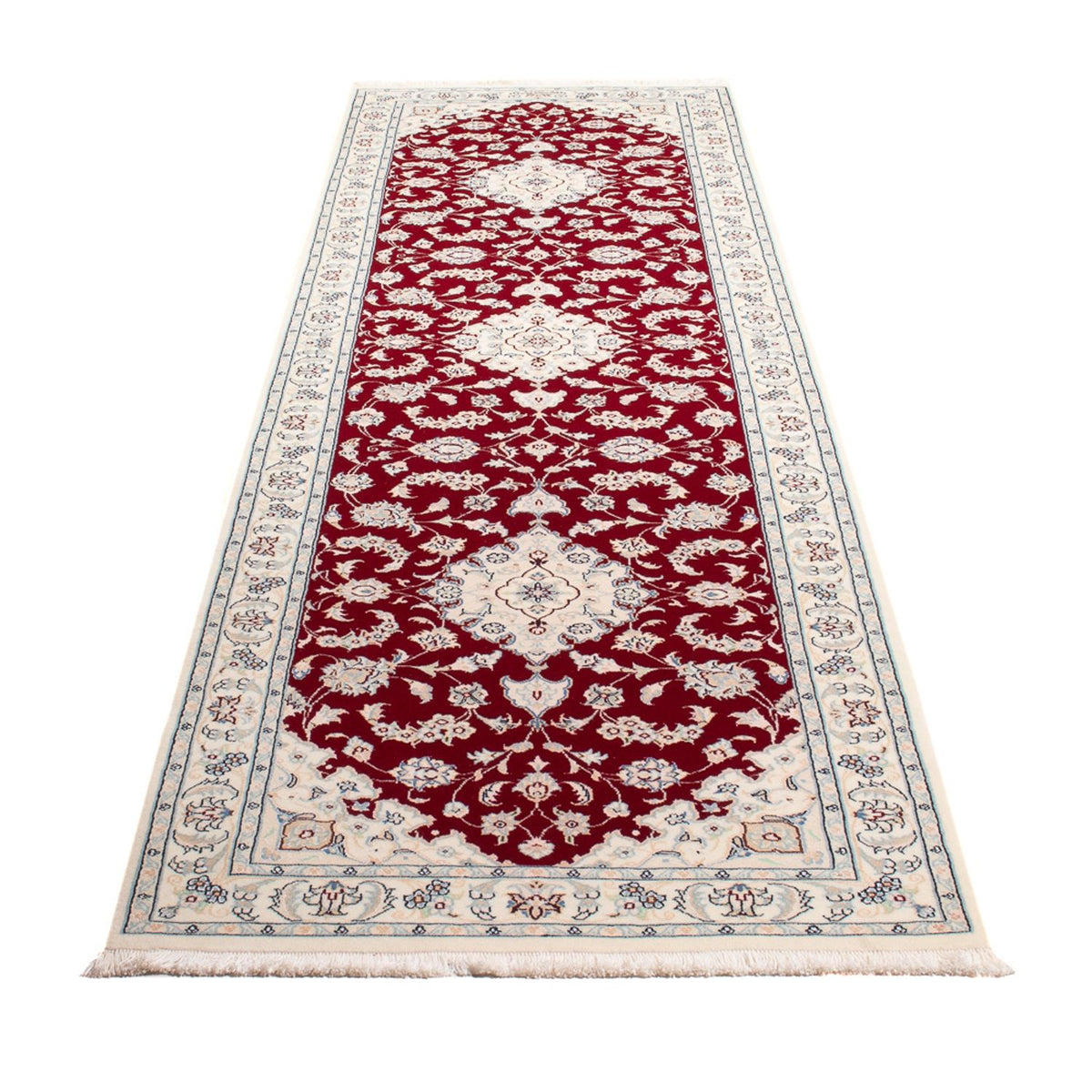 Biegacz Dywan perski - Nain - Premium - 292 x 80 cm - czerwony