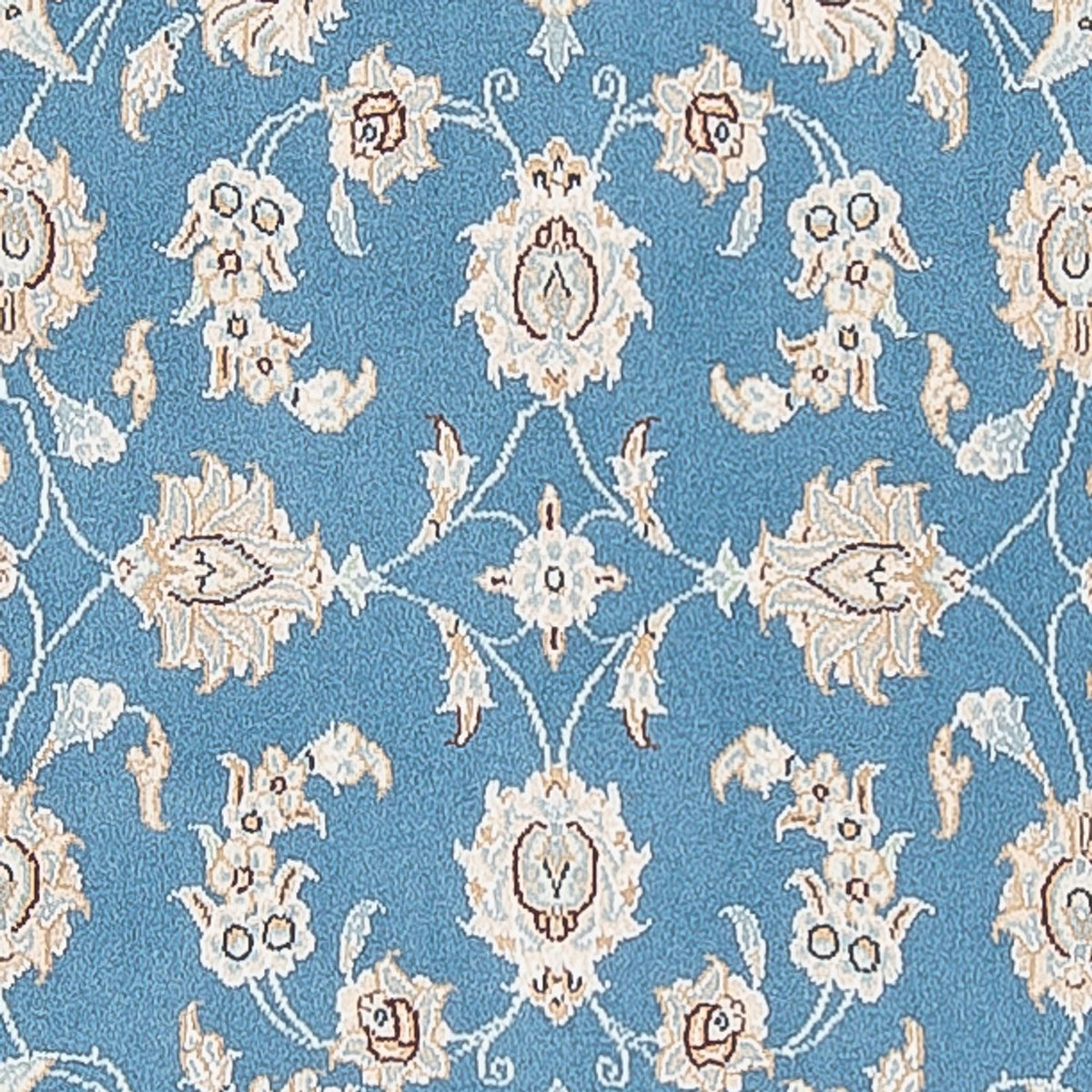 Biegacz Dywan perski - Nain - Premium - 308 x 81 cm - niebieski