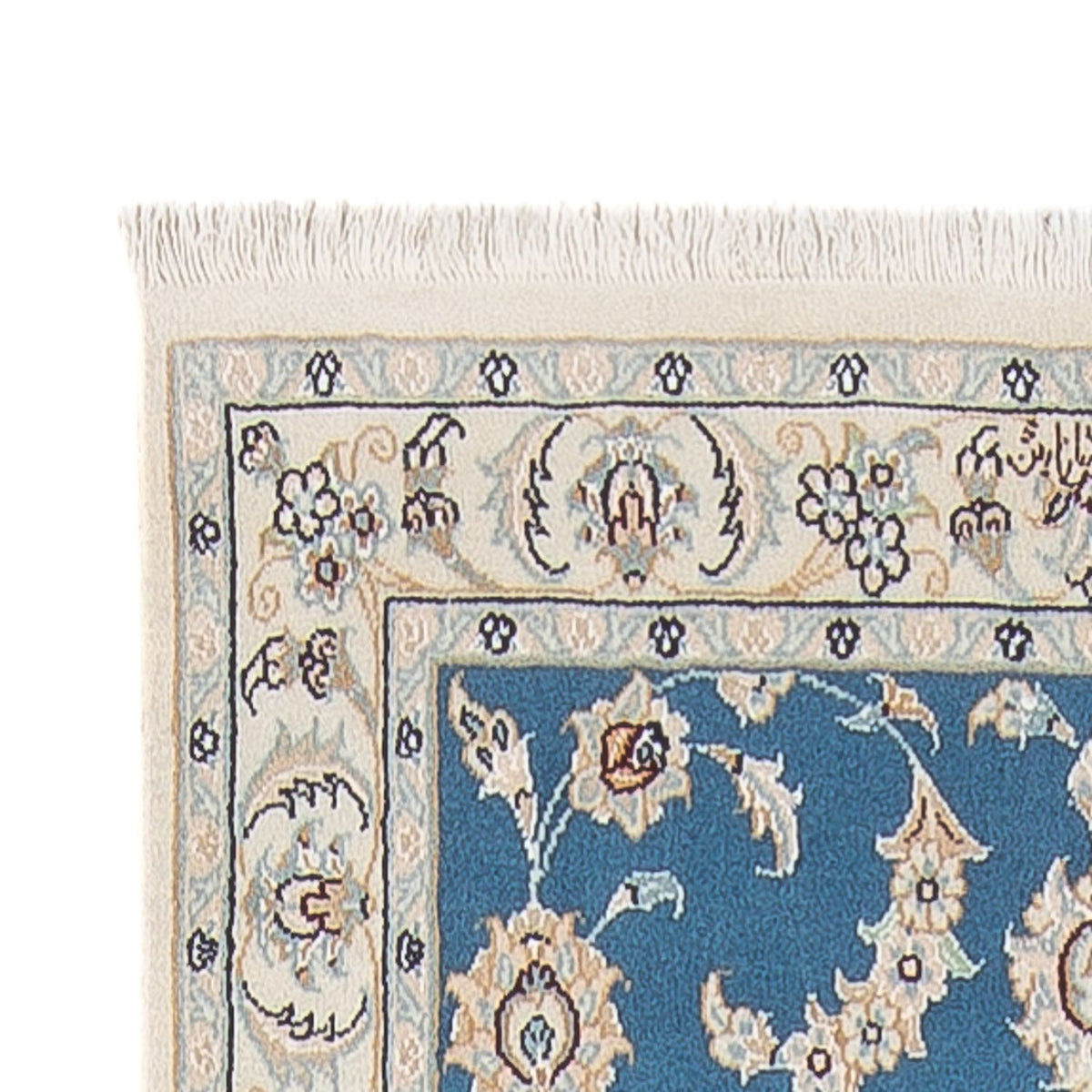 Biegacz Dywan perski - Nain - Premium - 308 x 81 cm - niebieski