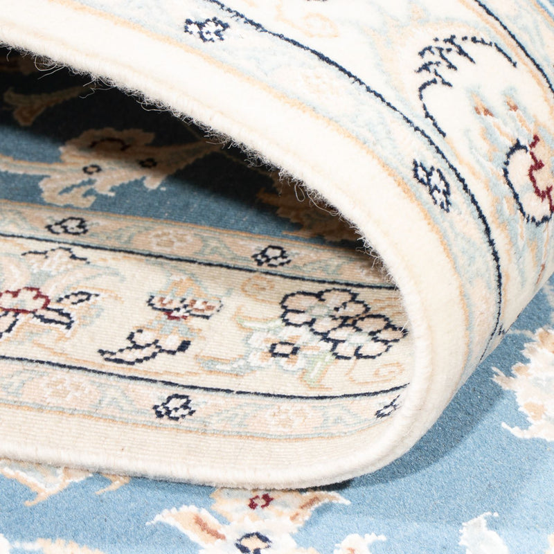 Biegacz Dywan perski - Nain - Premium - 308 x 81 cm - niebieski