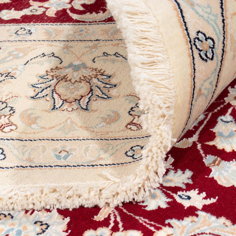 Dywan perski - Nain okrągły  - 200 x 200 cm - czerwony