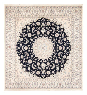 Dywan perski - Nain - 266 x 248 cm - ciemnoniebieski