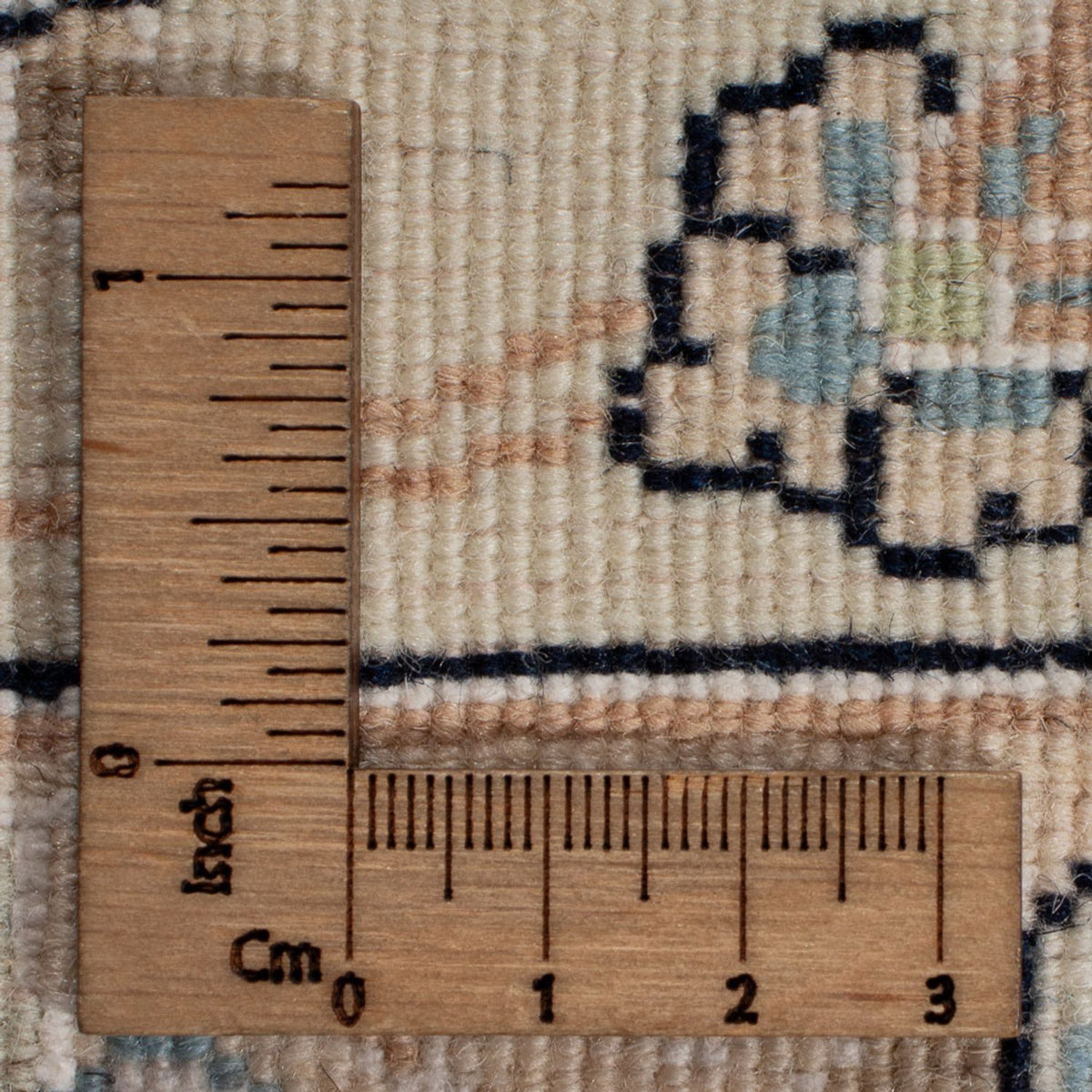 Dywan perski - Nain kwadratowy  - 252 x 248 cm - jasnoniebieski