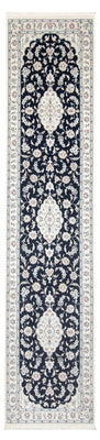 Biegacz Dywan perski - Nain - Premium - 346 x 88 cm - ciemnoniebieski