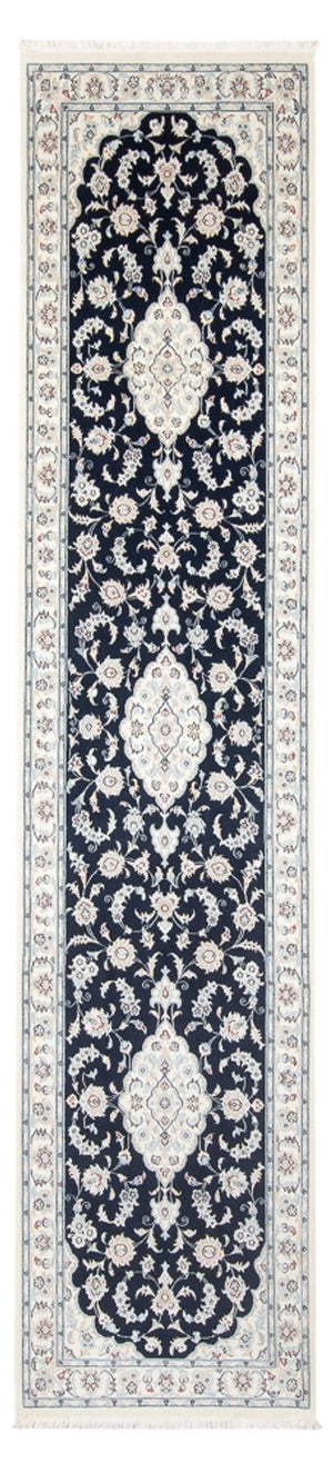 Biegacz Dywan perski - Nain - Premium - 346 x 88 cm - ciemnoniebieski