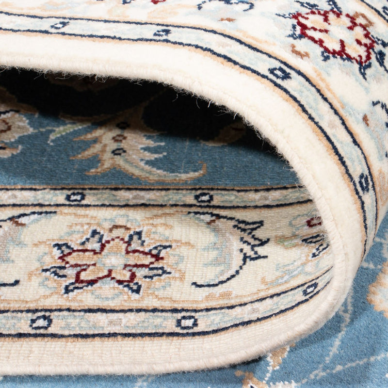 Biegacz Dywan perski - Nain - Premium - 248 x 81 cm - niebieski