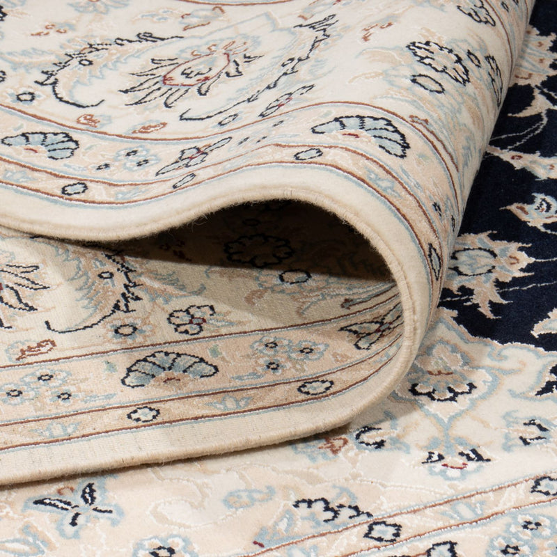 Dywan perski - Nain kwadratowy  - 246 x 242 cm - ciemnoniebieski