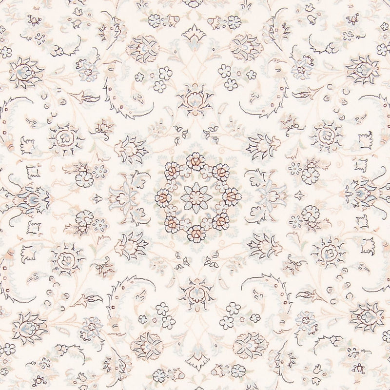 Dywan perski - Nain okrągły  - 200 x 200 cm - kremowy