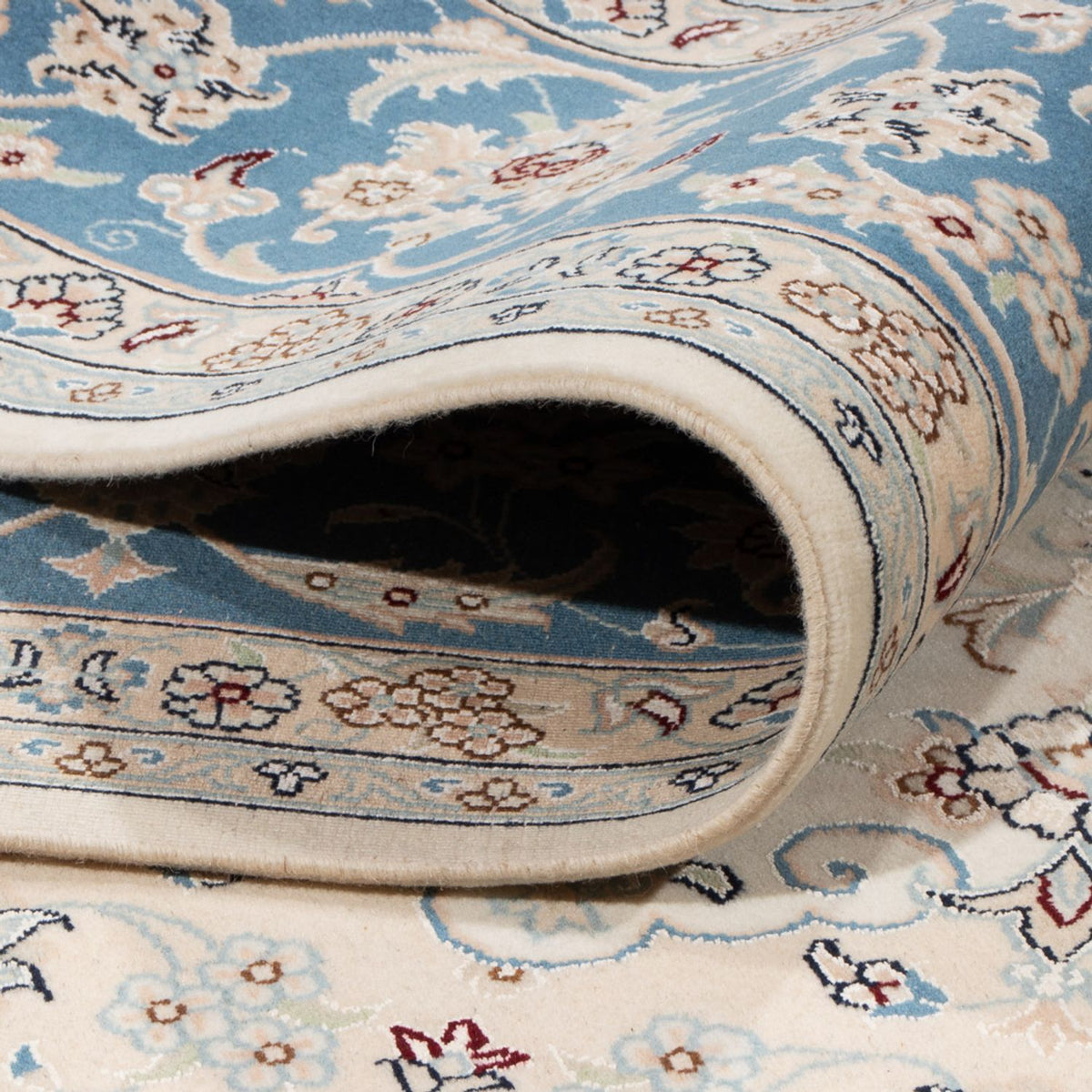 Dywan perski - Nain - 265 x 227 cm - kremowy