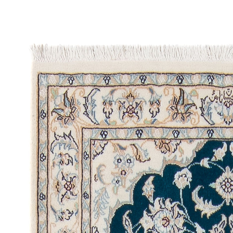 Biegacz Dywan perski - Nain - Premium - 298 x 81 cm - ciemnoniebieski