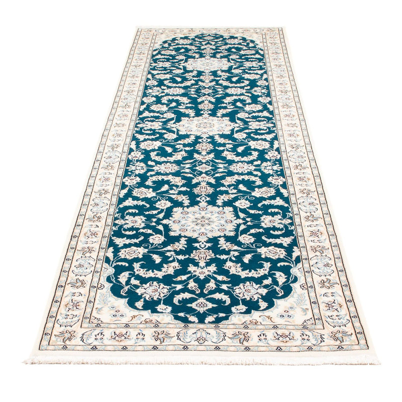 Biegacz Dywan perski - Nain - Premium - 298 x 81 cm - ciemnoniebieski