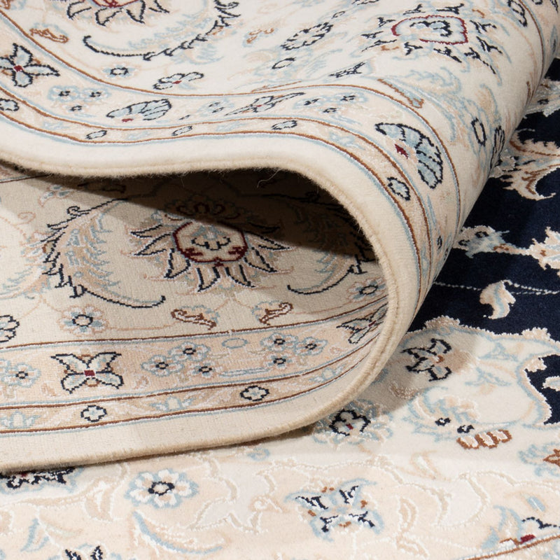 Dywan perski - Nain - 260 x 245 cm - ciemnoniebieski