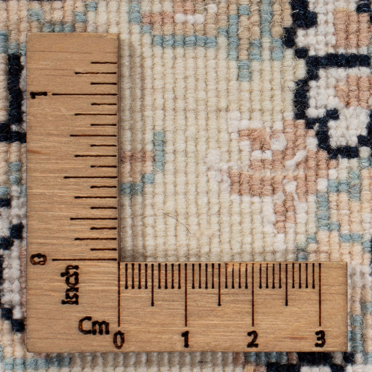 Dywan perski - Nain - 260 x 245 cm - ciemnoniebieski