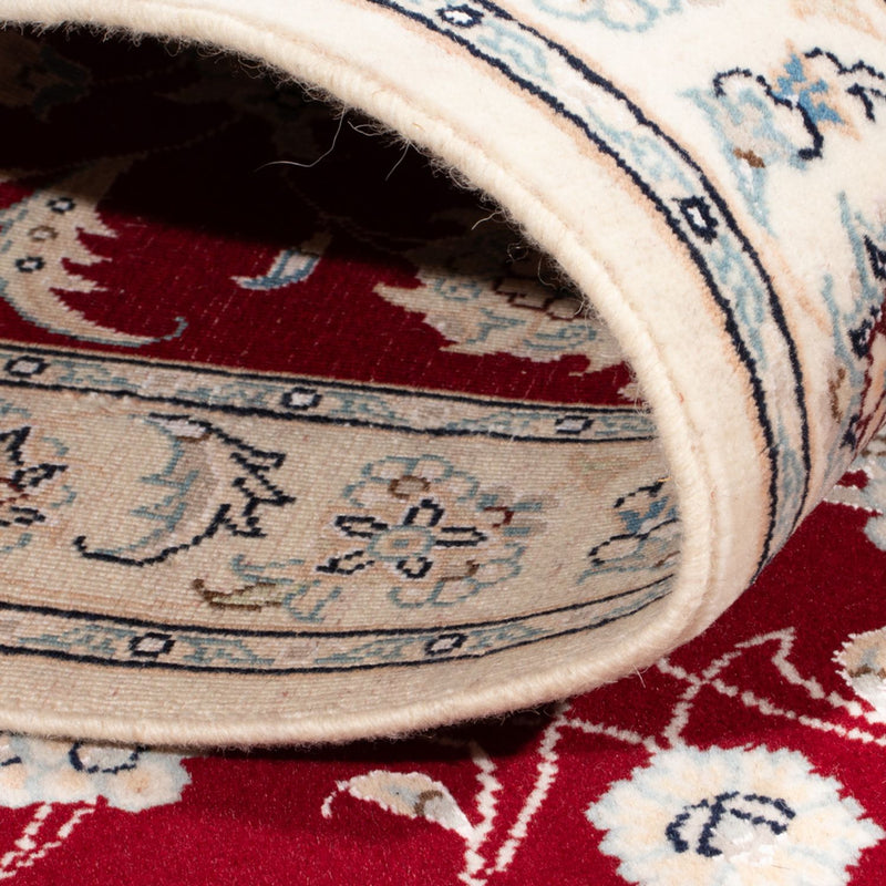 Biegacz Dywan perski - Nain - Królewski - 196 x 79 cm - czerwony