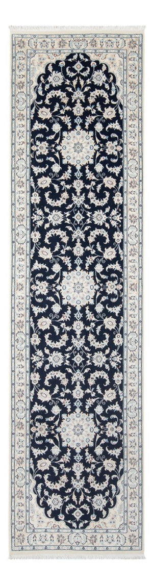 Biegacz Dywan perski - Nain - Premium - 297 x 81 cm - ciemnoniebieski