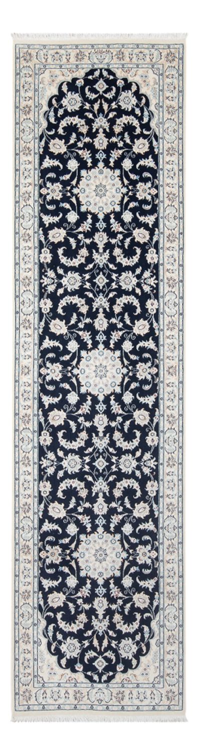 Biegacz Dywan perski - Nain - Premium - 297 x 81 cm - ciemnoniebieski