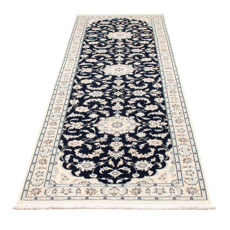 Biegacz Dywan perski - Nain - Premium - 297 x 81 cm - ciemnoniebieski