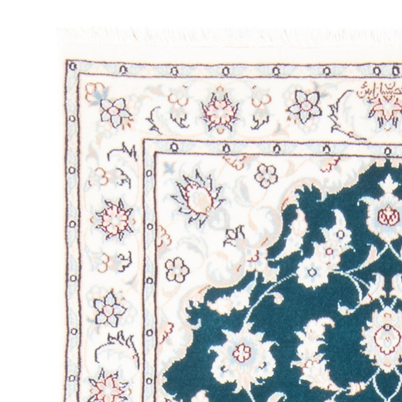 Biegacz Dywan perski - Nain - Królewski - 200 x 81 cm - zielona