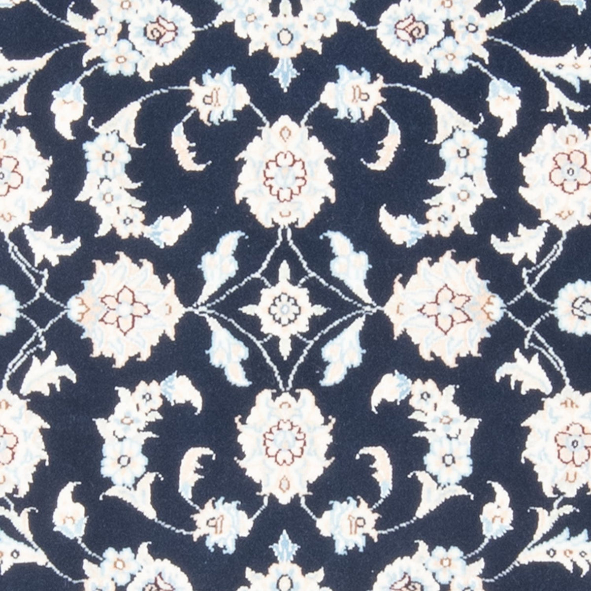 Biegacz Dywan perski - Nain - Królewski - 200 x 80 cm - ciemnoniebieski