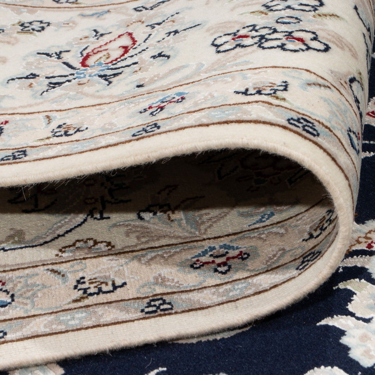 Perserteppich - Nain - Premium - 294 x 197 cm - dunkelblau