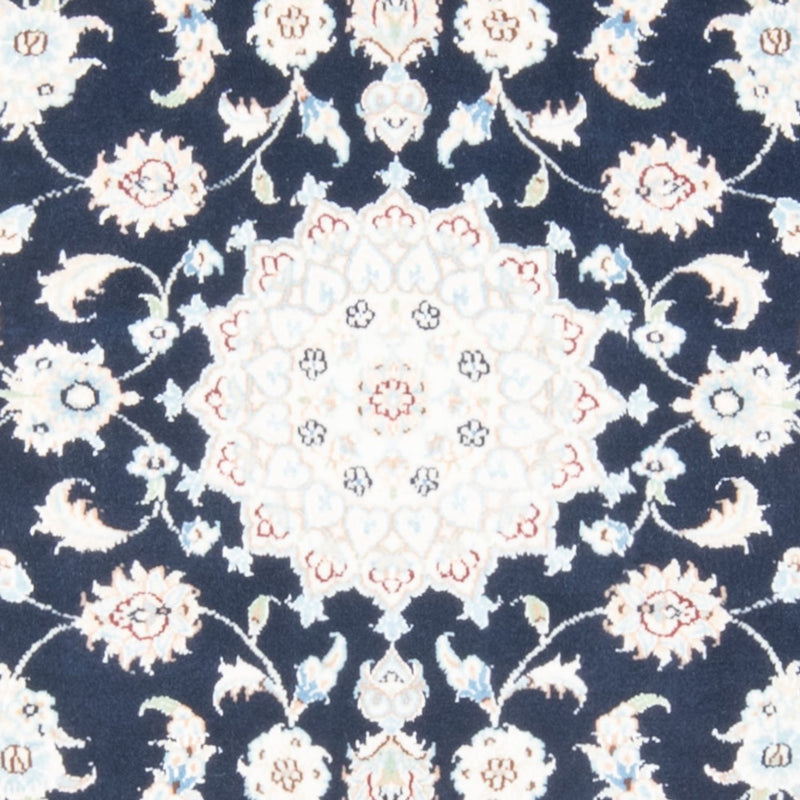 Biegacz Dywan perski - Nain - Królewski - 204 x 81 cm - ciemnoniebieski