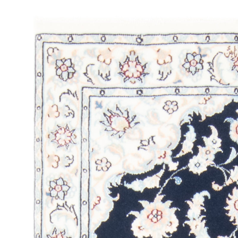 Biegacz Dywan perski - Nain - Królewski - 204 x 81 cm - ciemnoniebieski