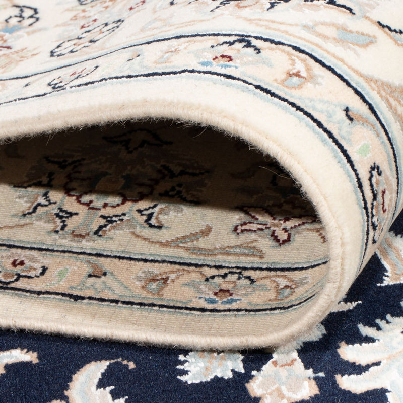 Dywan perski - Nain - Premium - 200 x 149 cm - ciemnoniebieski