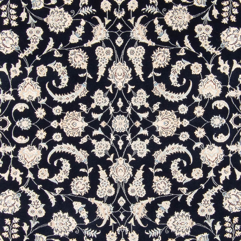 Dywan perski - Nain - 261 x 249 cm - ciemnoniebieski