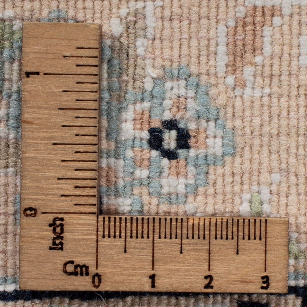 Dywan perski - Nain - 261 x 249 cm - ciemnoniebieski