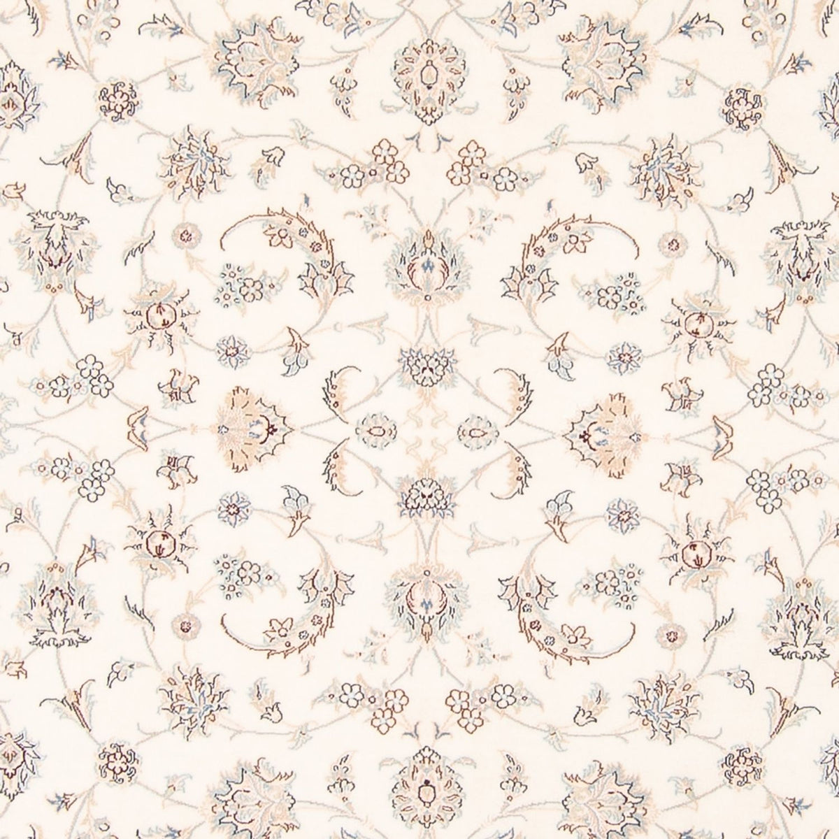 Dywan perski - Nain - 259 x 228 cm - kremowy