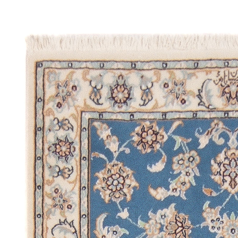 Biegacz Dywan perski - Nain - Premium - 245 x 82 cm - niebieski