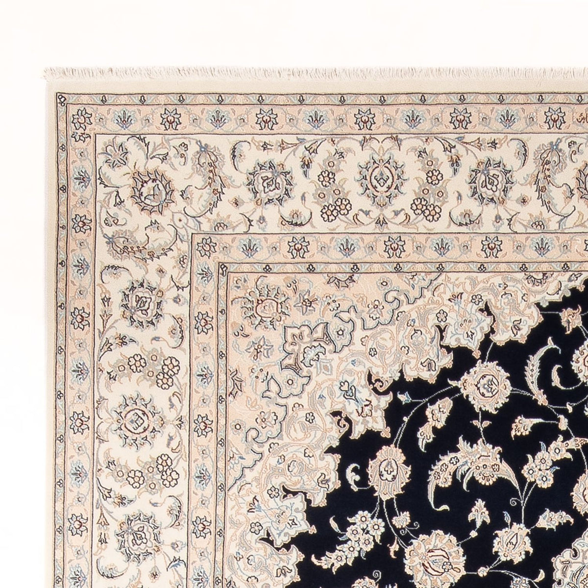 Perserteppich - Nain - Premium - 348 x 245 cm - dunkelblau