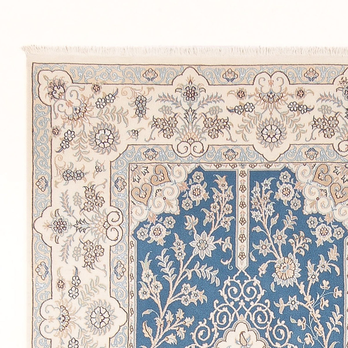 Perserteppich - Nain - Premium - 304 x 198 cm - hellblau