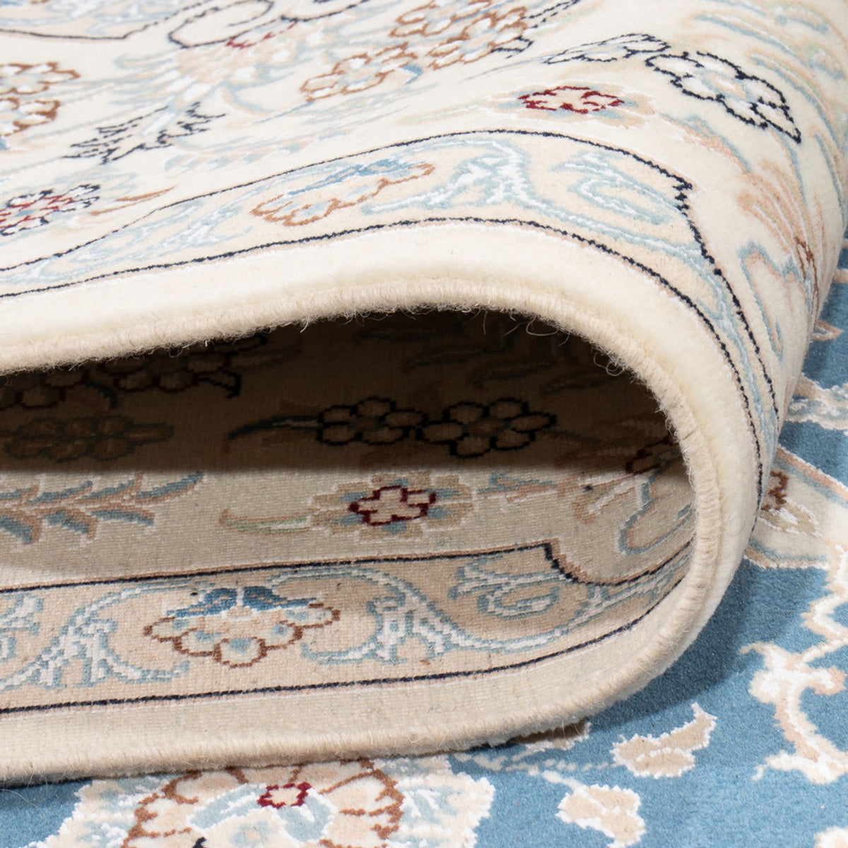 Perserteppich - Nain - Premium - 304 x 198 cm - hellblau