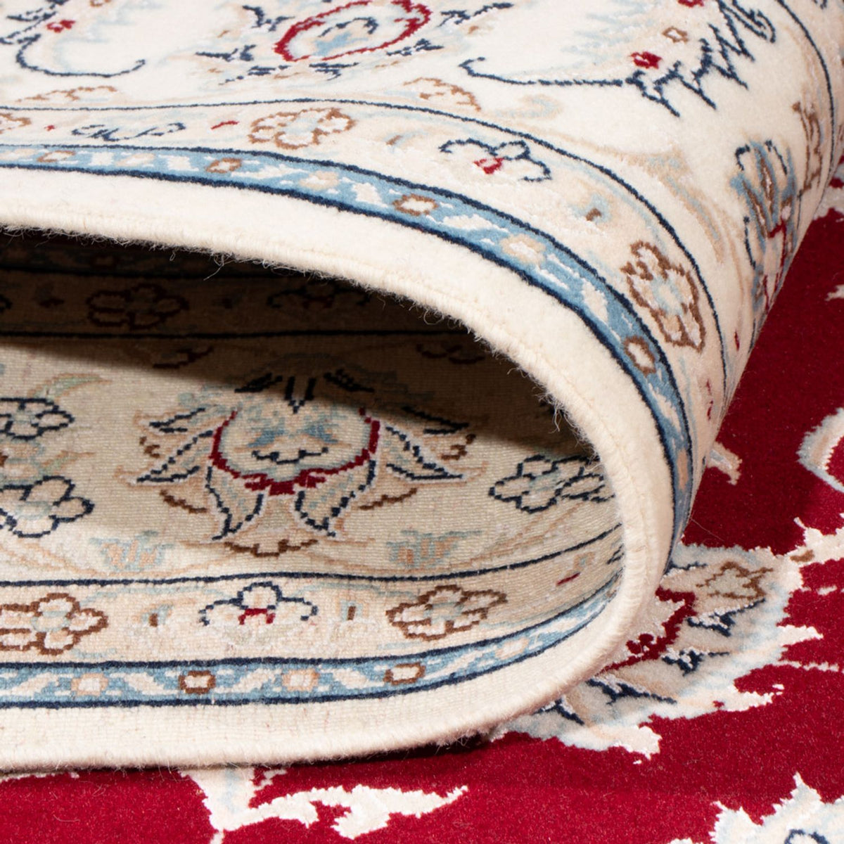 Dywan perski - Nain - Królewski - 197 x 149 cm - czerwony