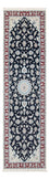Biegacz Dywan perski - Nain - Premium - 259 x 80 cm - ciemnoniebieski