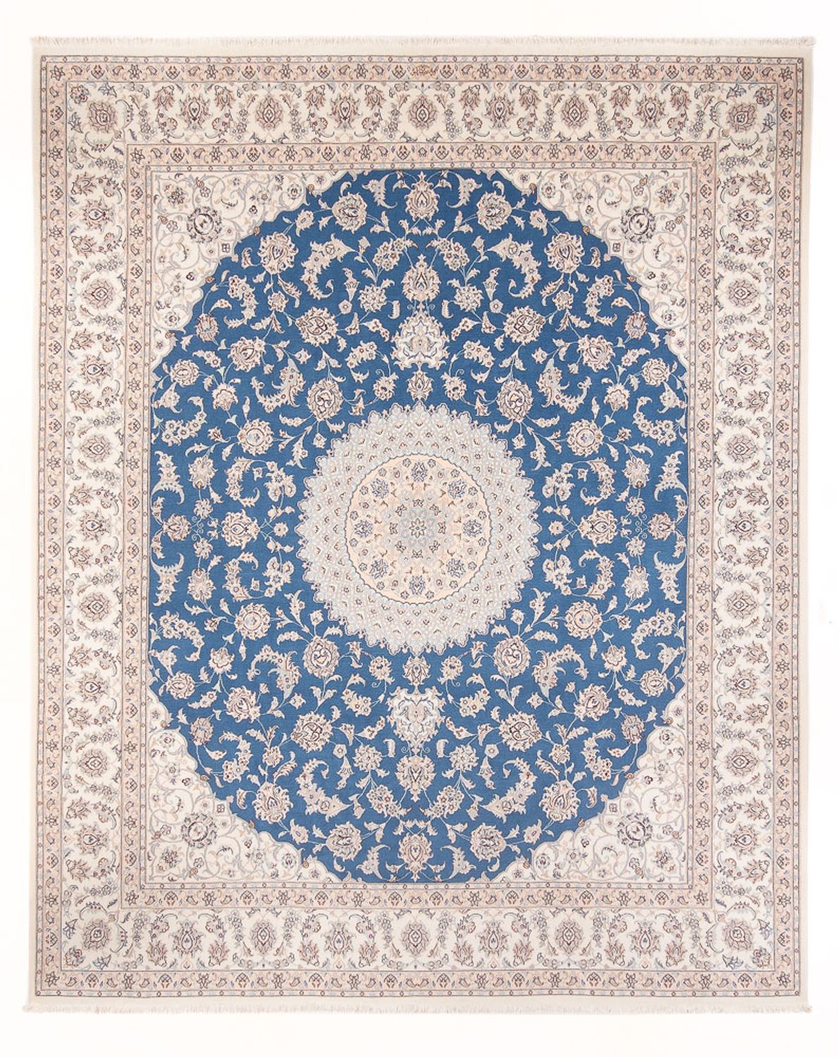 Perserteppich - Nain - Premium - 296 x 248 cm - hellblau