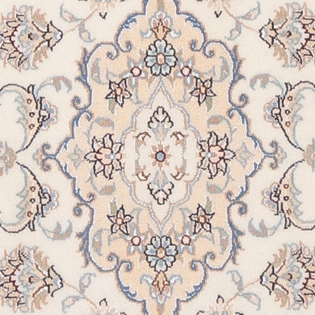 Biegacz Dywan perski - Nain - Premium - 253 x 82 cm - kremowy