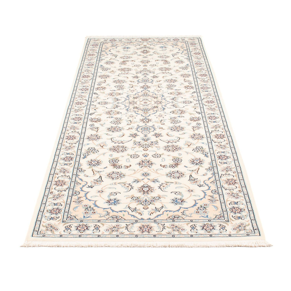 Biegacz Dywan perski - Nain - Premium - 253 x 82 cm - kremowy