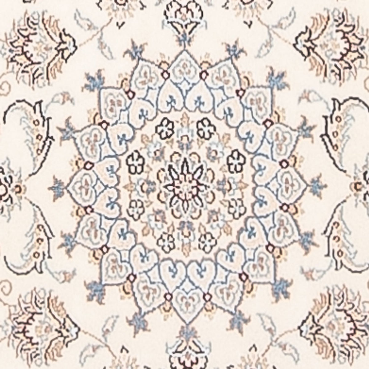 Läufer Perser - Nain - Premium - 249 x 82 cm - creme