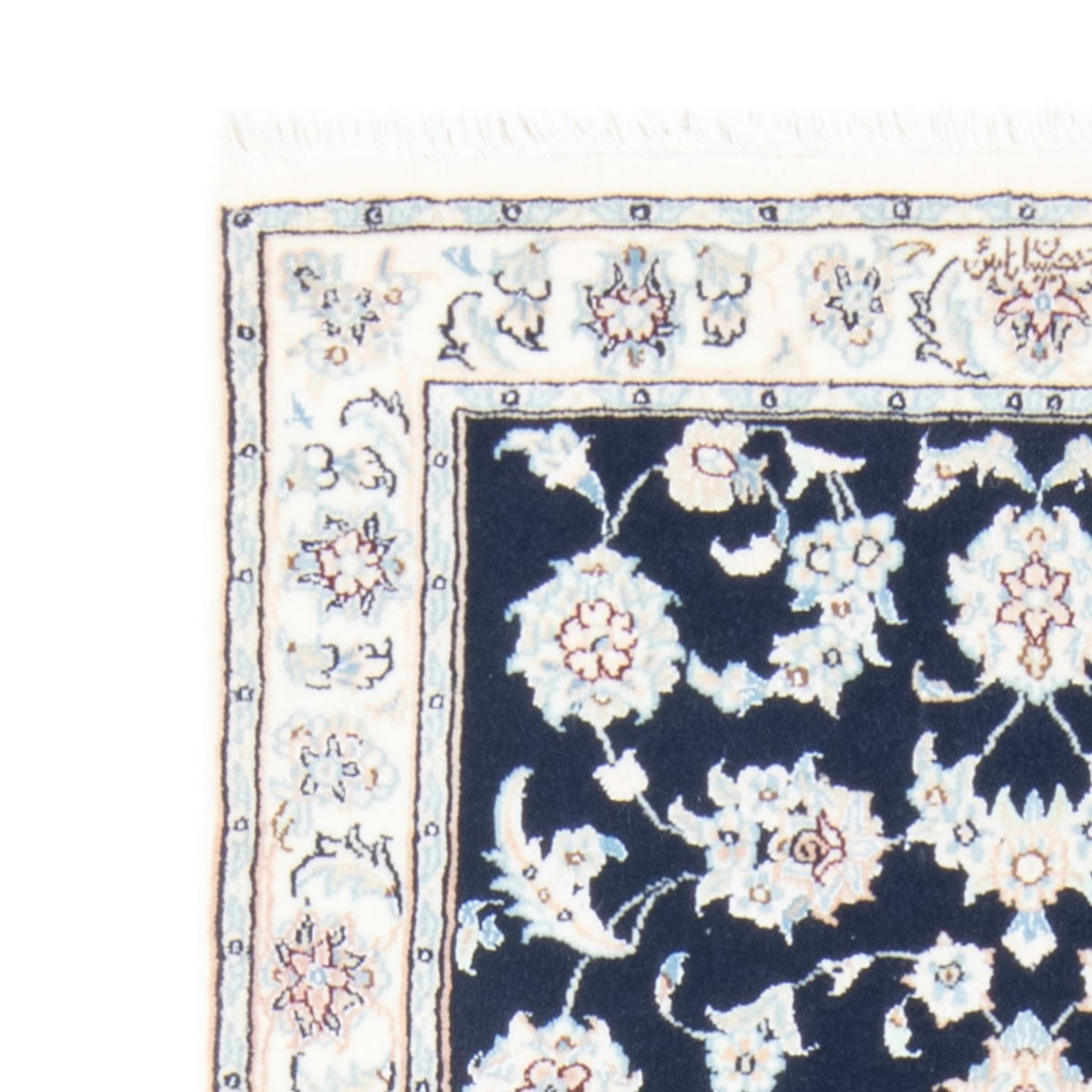 Biegacz Dywan perski - Nain - Królewski - 207 x 80 cm - ciemnoniebieski