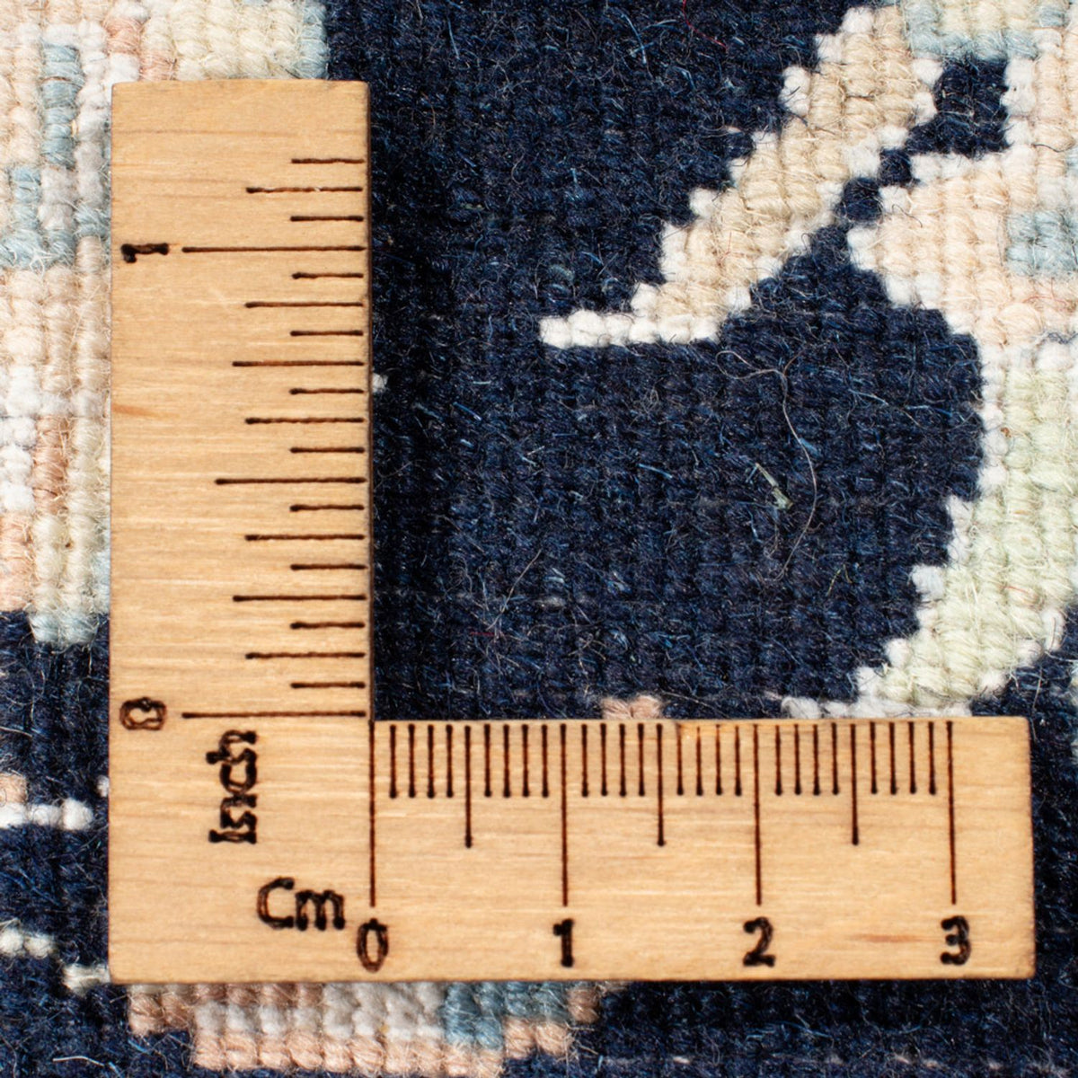 Biegacz Dywan perski - Nain - Królewski - 207 x 80 cm - ciemnoniebieski