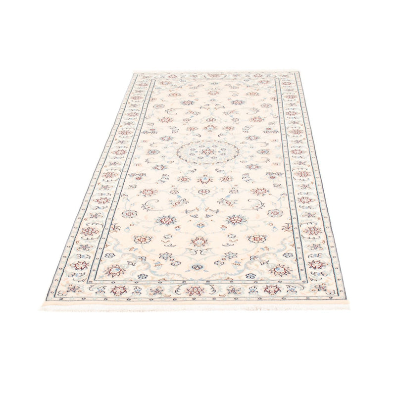Biegacz Dywan perski - Nain - Królewski - 197 x 82 cm - kremowy