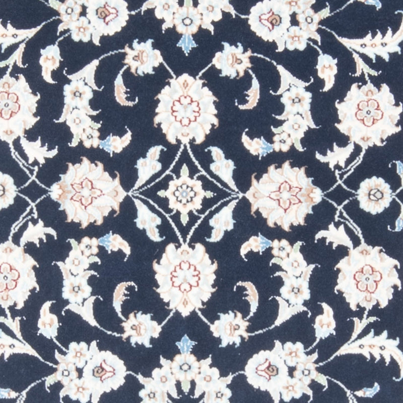 Biegacz Dywan perski - Nain - Królewski - 203 x 79 cm - ciemnoniebieski